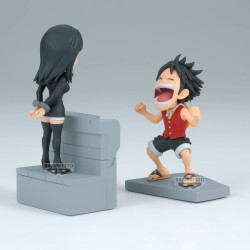 One Piece WCF Log Stories Figurine de Luffy et Nico Robin