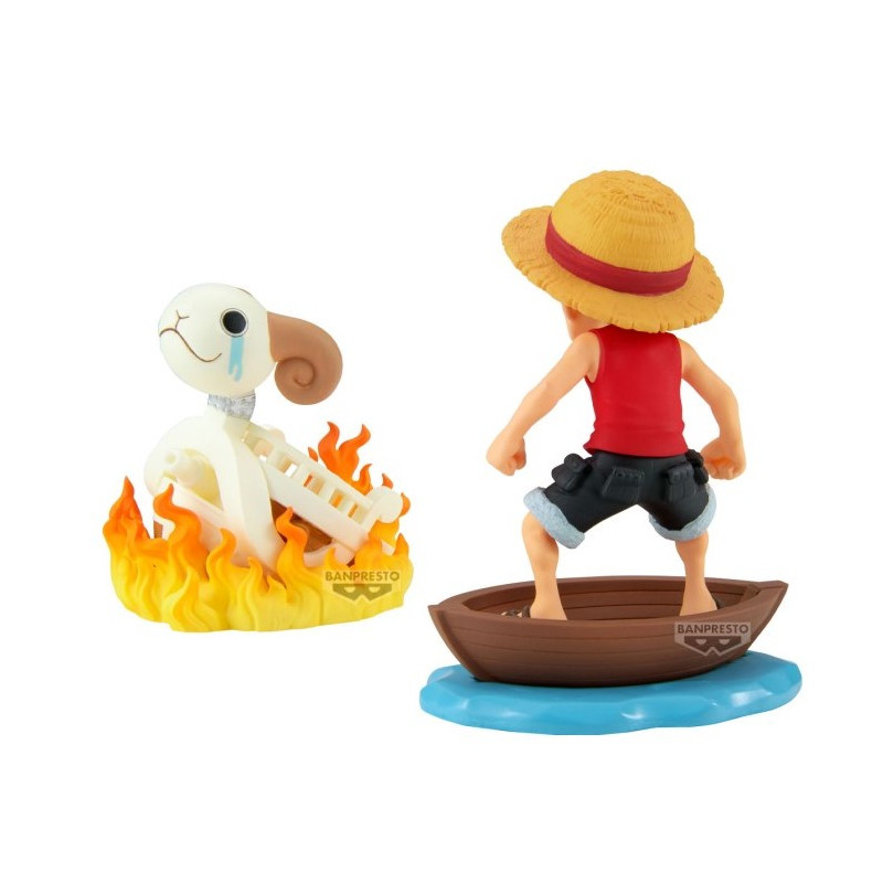 One Piece WCF Log Stories Figurine Luffy et Going Merry