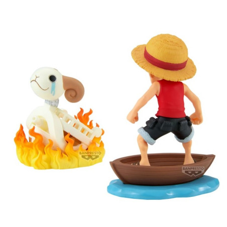 One Piece WCF Log Stories Figurine Luffy et Going Merry