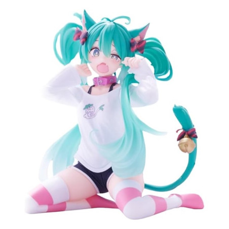 Hatsune Miku Desktop Cute - Figurine Miku Nekomimi T-Shirt Ver.