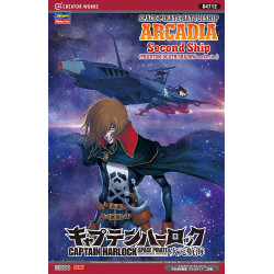 Space Pirate Battleship Arcadia 2nd Ship Maquette 1/1500 Dimensional Voyage Ver.