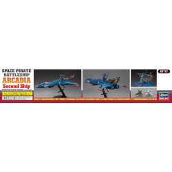 Space Pirate Battleship Arcadia 2nd Ship Maquette 1/1500 Dimensional Voyage Ver.