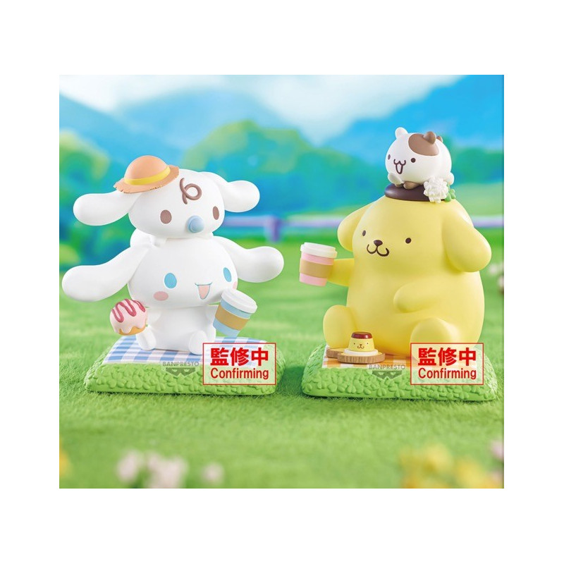 Sanrio Characters Nakayoshi Memories Vol.2 Figurine Cinnamoroll x Pompompurin