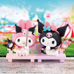 Sanrio Characters Nakayoshi Memories Figurine My Melody x Kuromi