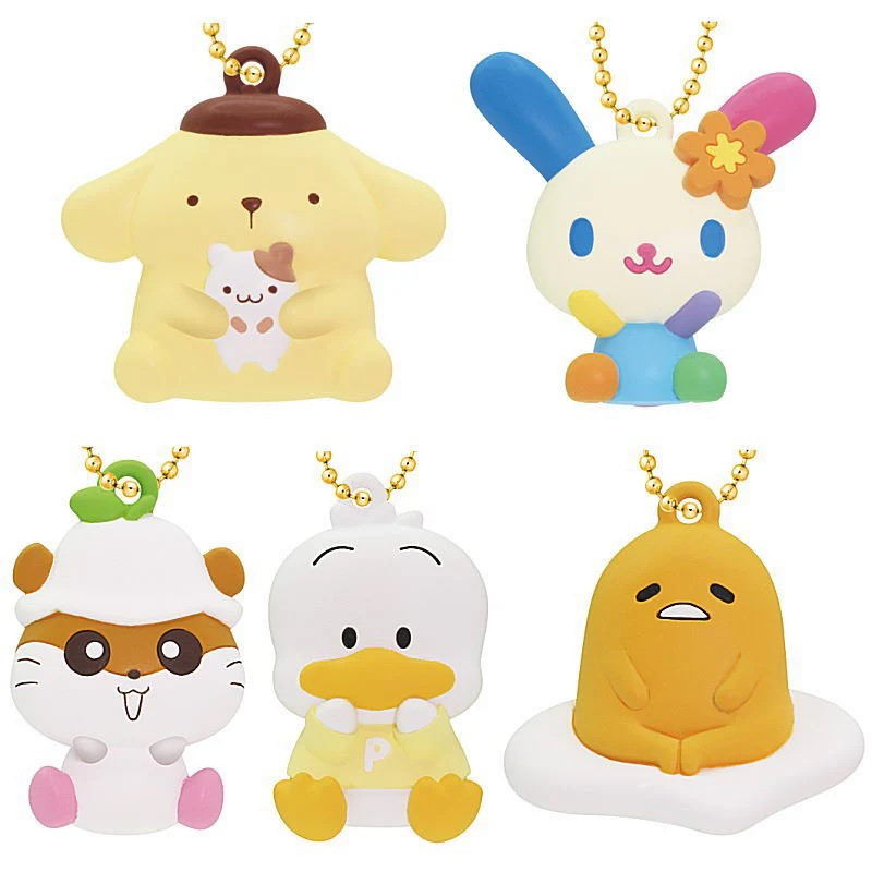 Sanrio Characters Petanko Mascot Team Yellow Collection