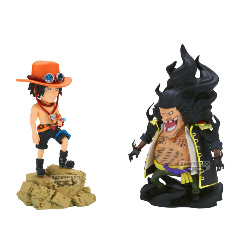 One Piece WCF Log Stories Figurine Portgas D. Ace Vs Marshall D. Teach