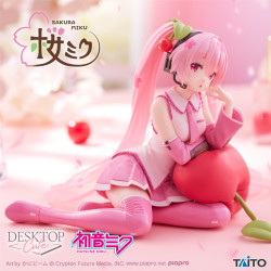 Hatsune Miku Desktop Cute - Figurine Sakura Miku Sakuranbo Cushion Ver.