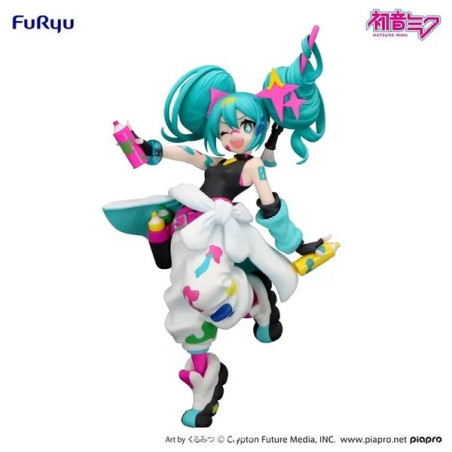 Hatsune Miku Trio-Try-It Figurine Hatsune Miku Paint Girl Hatsune Miku Trio-Try-It Figurine Hatsune Miku Paint Girl