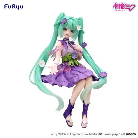 Hatsune Miku Figurine Flower Fairy Cosmos Purple Color Ver. (Noodle Stopper) Hatsune Miku Figurine Flower Fairy Cosmos Purple Color Ver. (Noodle Stopper)