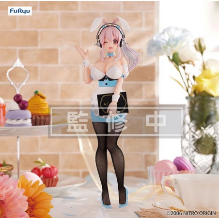 Super Sonico BiCute Bunnies Figurine Sonico Waitress Light Blue Ver. Super Sonico BiCute Bunnies Figurine Sonico Waitress Light Blue Ver.