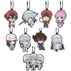 Hataraku Saibo Black Rubber Strap Collection
