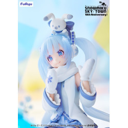 Hatsune Miku Figurine Rabbit Yukine Snow Sky Town Ver. (Noodle Stopper)