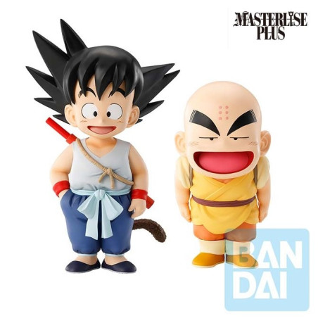 Dragonball Masterlise Plus Son Goku Training Section Figurines Son Goku et Krilin