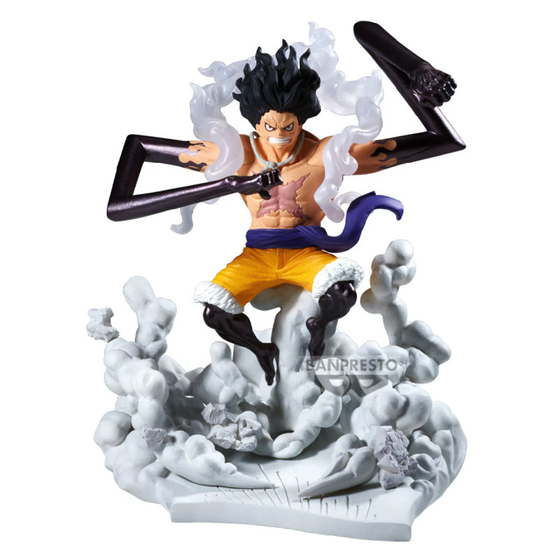 One Piece Senkozekkei Figurine Monkey D Luffy Gear 4