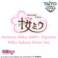 Hatsune Miku AMP+ Figurine Sakura Miku Sakura Dress Ver.