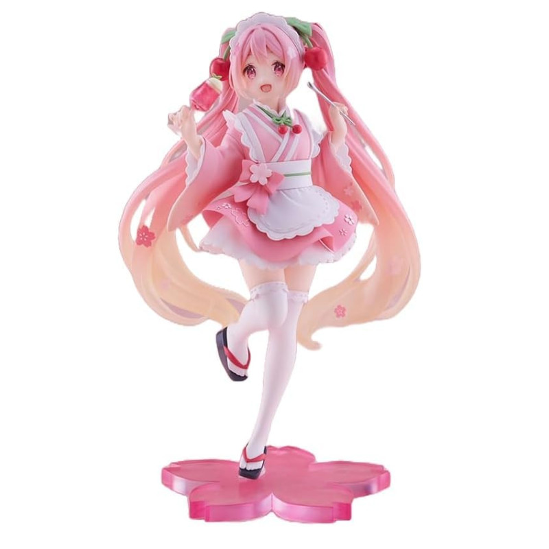 Hatsune Miku Coreful Figurine Sakura Wafuu Kissa Ver.