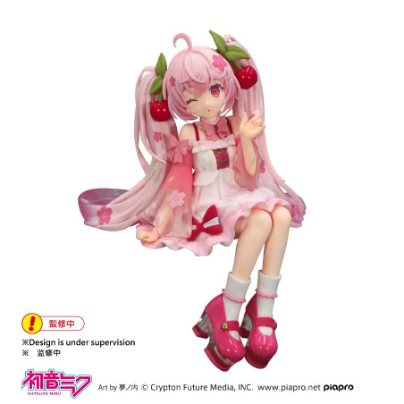 Hatsune Miku Sakura Wink 2025 Ver Noodle Stopper Figure