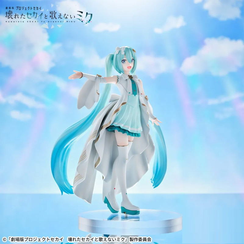 Colorful Stage! The Movie A Miku Who Can't Sing Figurine Unshuttered Sekai Hatsune Miku Luminasta