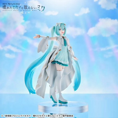 Colorful Stage! The Movie A Miku Who Can't Sing Figurine Unshuttered Sekai Hatsune Miku Luminasta