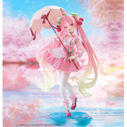 Hatsune Miku AMP+ Figurine Sakura Miku Sakura Dress Ver.