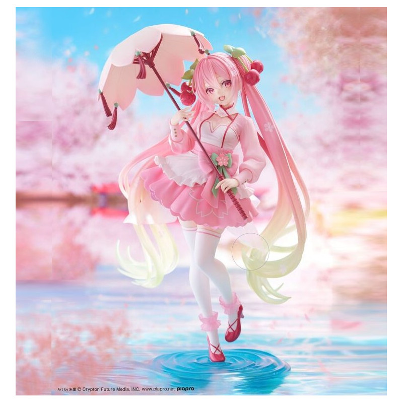 Hatsune Miku AMP+ Figurine Sakura Miku Sakura Dress Ver.
