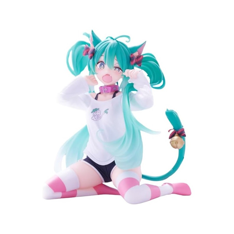 Hatsune Miku Desktop Cute - Figurine Miku Nekomimi T-Shirt Ver.