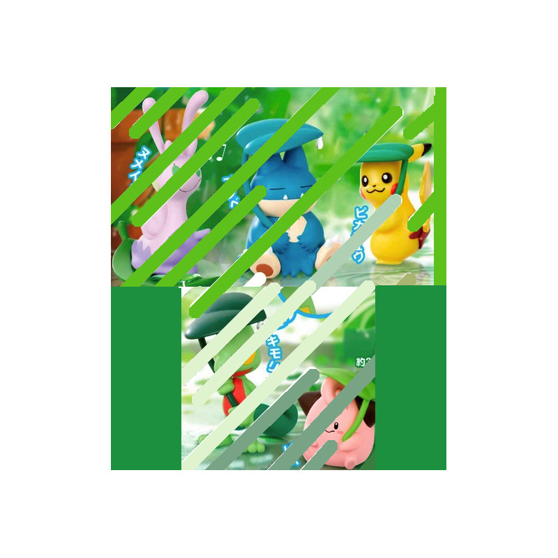 Pokemon Rain Shelter Figurine Collection