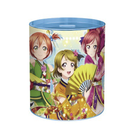 Love Live School Idol Project Tirelire Metal Bleu